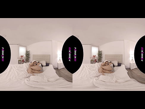 ❤️ PORNBCN VR Dues lesbianes joves es desperten calentes a la realitat virtual 4K 180 3D Geneva Bellucci Katrina Moreno ❤️❌ Fota a nosaltres ❌️❤