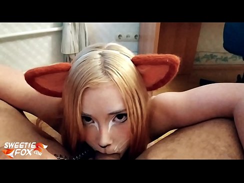 ❤️ Kitsune s'empassa la polla i es corre a la boca ❤️❌ Fota a nosaltres ❌️❤